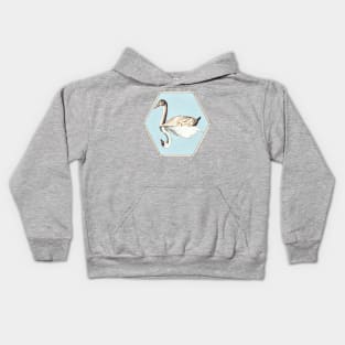 A Swan Mirror Kids Hoodie